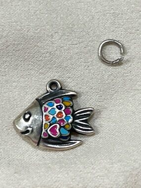 James Avery rainbow fish charm
